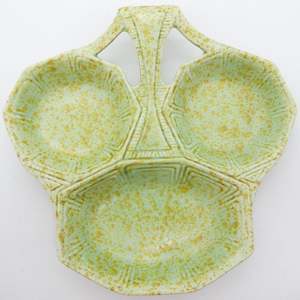 China Brands S: Shorter & Son - Mottled Green - 267 Tri-Dish