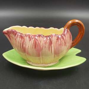 China Brands S: Shorter & Son - Water Lily - Sauce Boat with Saucer