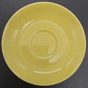 Crown Lynn - IGA, Yellow - Demitasse Saucer