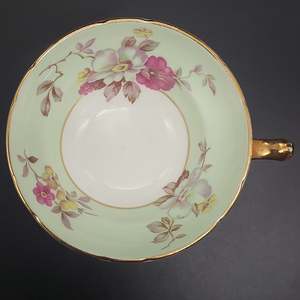 China Brand Hammersley England: Hammersley - Blossom on Green Band - Cup