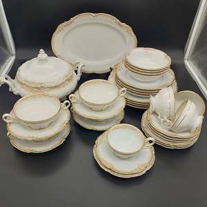 Hutschenreuther Sylvia - Lorelei Loreley - 4-setting Dinner Set and Serving Ware
