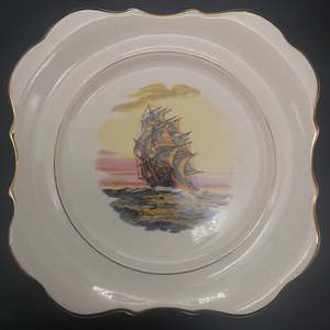 Lancaster & Sandland - Sailing Ship - Square Plate