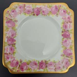 China Brand Royal Doulton England: Royal Doulton - Raby Rose, Heavy Gold - Side Plate