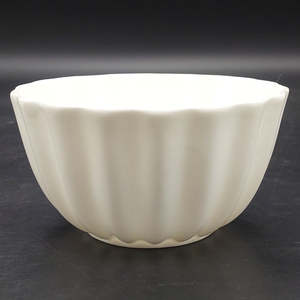 China Brand Royal Doulton England: Royal Doulton - White Ribbed - Sugar Bowl