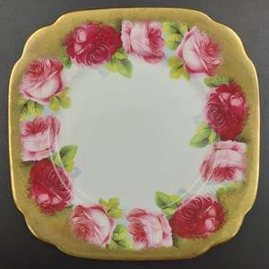 Royal Albert - Old English Rose 2735, Heavy Gold Rim - Side Plate