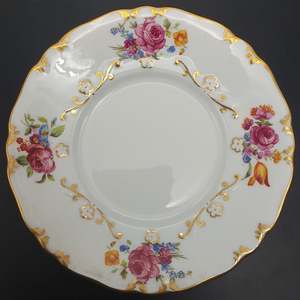 Grosvenor - Floral Sprays and Gold Filigree - Side Plate
