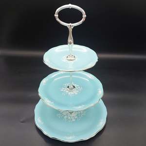 China Brand Grimwades And Royal Winton England: Royal Winton - Taunton Vale - 3-tier Cake Plate with Original Box