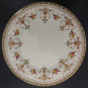 China Brands A: Aynsley - Floral Garland, Green Rim, 16199 - Side Plate