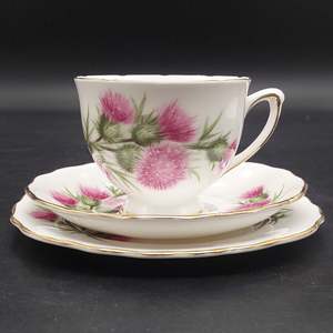 China Brands C: Colclough - Thistles, Pink - Trio