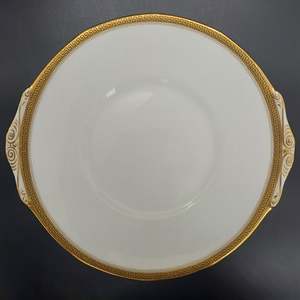 China Brands M: Minton - Greek Key on Gold Band - Cake Plate
