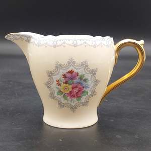 China Brands S: Shelley - Crochet, Apricot, 13371 - Milk Jug
