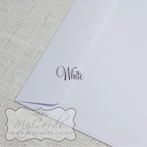 140mm Sq White Matt Envelopes 120gsm