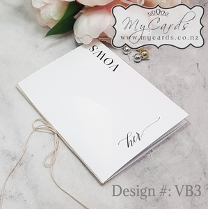 Vow Books – His & Hers / His and His / Hers and Hers – VB3 (set of 2 books)