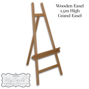 On The Day Stationery Gallery - MyCards Wedding Invitations: Easel Wooden GRAND 1.5m