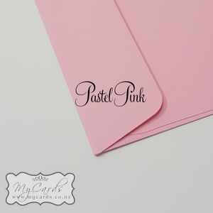 155mm Square Pastel Pink Envelopes
