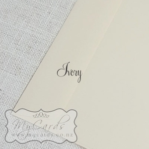 155mm Square Envelopes - MyCards Wedding Invitations: 155mm Square Ivory Envelopes