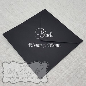 155mm Black Diamond Flap Envelope 100gsm