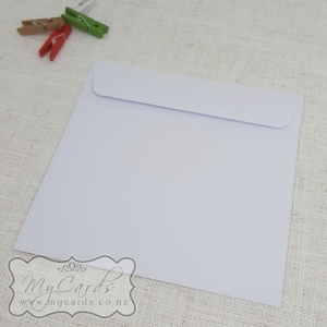 155mm Square Envelopes - MyCards Wedding Invitations: 155mm Square White Envelopes Rectangle Flap