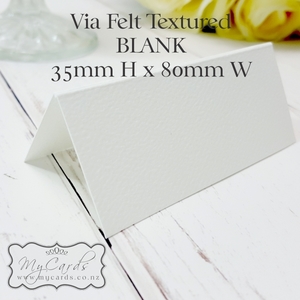 Blank Placecards NO PRINTING 35mm x 80mm Tent