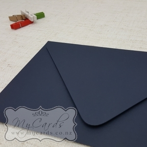 Navy Blue Envelopes A9 Diamond Flap 135gsm 143mm x 220mm