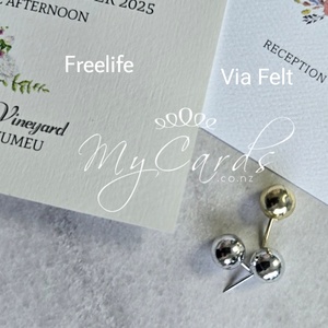 DIY - Do It Yourself - MyCards Wedding Invitations: Off White Textured Paper 120gsm Freelife – SRA3 or custom size
