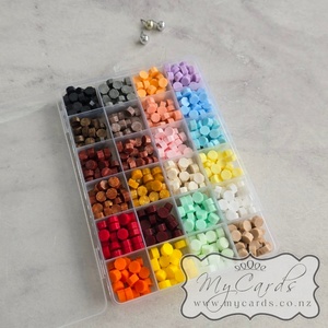 Wax for Seals – Multi Colour Hex (box of 700) BOX B