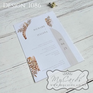 Autumn Wedding Invitations Design 1086
