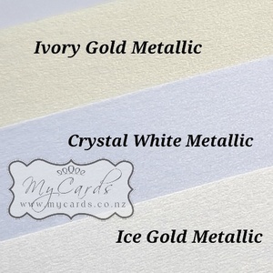 Ice Gold Metallic CARD 300gsm – SRA3 or custom size