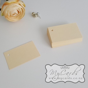 Placecards Blank - MyCards Wedding Invitations: Tag Cream BLANK (Pack of 20) 45mm x 70mm