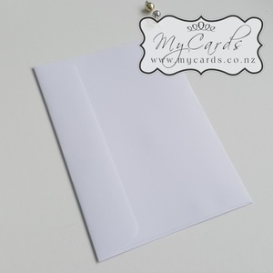 5×7 White Rectangle Flap Envelope 120gsm Pack of 25 (130mm x 185mm)