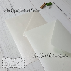5x7 Envelopes i8 A7 (5x7) - MyCards Wedding Invitations: 5×7 Sirio Pearl Pearlescent Diamond Flap Wedding Envelopes