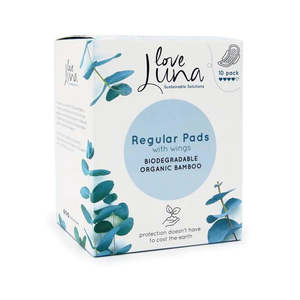 Medium Flow Period: Biodegradable Regular Pad - Love Luna