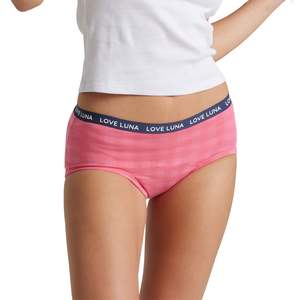 Under 25 Dollars: First Period Boyleg Brief – Pink Gingham