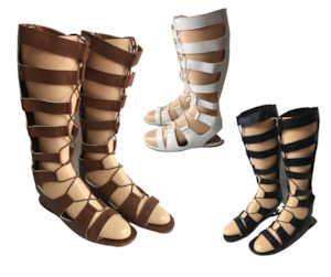 Women Shoes: Rule Gladiator  Sandals- Knee High