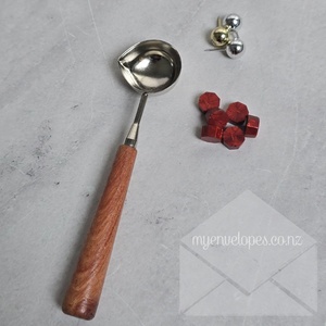 Wax Accessories: Spoon for Wax Seal Bead Melting – Silver
