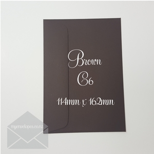 Brown Envelopes C6 Rectangle Flap