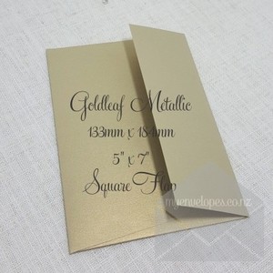 Goldleaf Metallic Envelopes 5×7 Square Flap