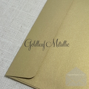 C7 85mm x 115mm: Goldleaf Metallic Rectangle Flap C7