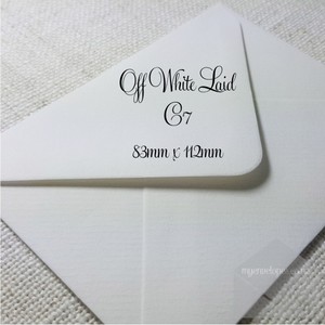 Laid C7 Envelopes