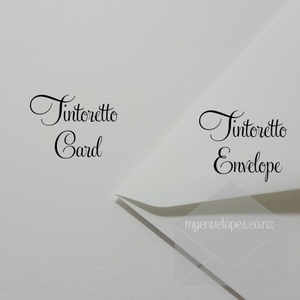 155mm Sq: Tintoretto Textured Envelopes 155mm Square Diamond Flap Off White