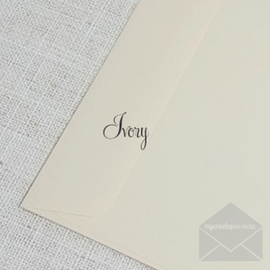 Ivory Rectangle Flap Envelopes 155mm Square