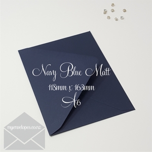 Blue: Navy Blue Envelopes A6 Diamond Flap 135gsm 118mm x 163mm