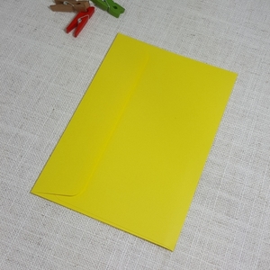 Yellow C6 Envelopes Rectangle Flap