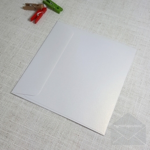 Ice Gold Metallic 140 mm Square Envelopes Rectangle Flap