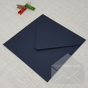 165mm Square: Navy Blue Envelopes 165mm Square Diamond Flap