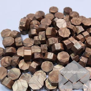 Wax Seal Beads – Antique Gold (bag of 100)
