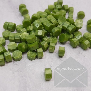 Wax Seal Beads – Murky Green (bag of 100)