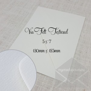 Products: Via Felt Textured Envelopes 5×7 Diamond Flap – Mid Flap END OF LINE
