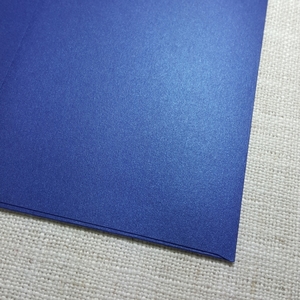 Blue Metallic C5 Envelopes Rectangle Flap
