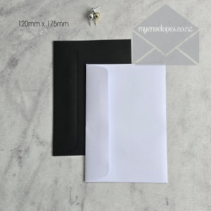 Matt: White Envelopes 120mm x 175mm Rectangle Flap